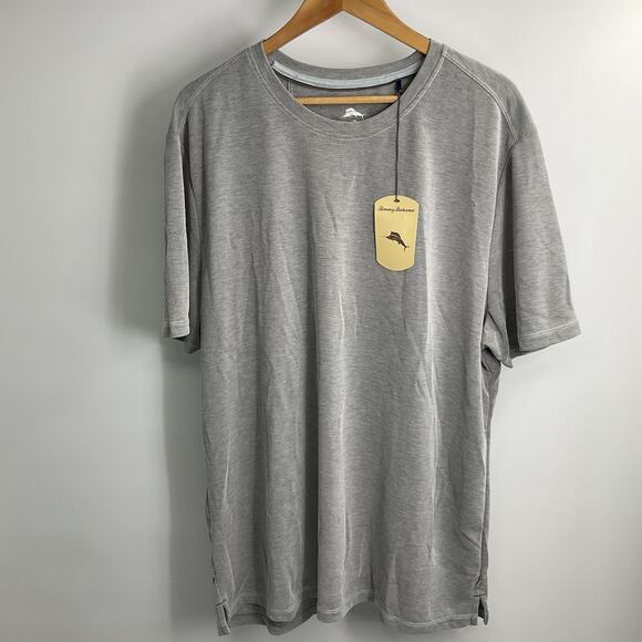 Tommy Bahama Other - TOMMY BAHAMA Gray Tshirt XXL Short Sleeve Tencel Lyocell Soft Cozy